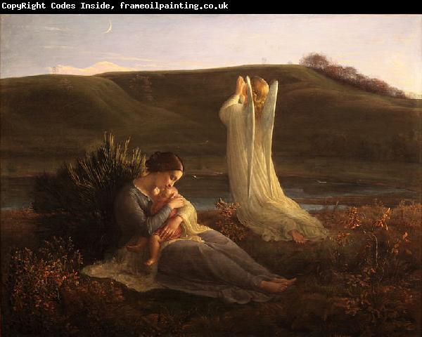 Louis Janmot The Angel and the Mother